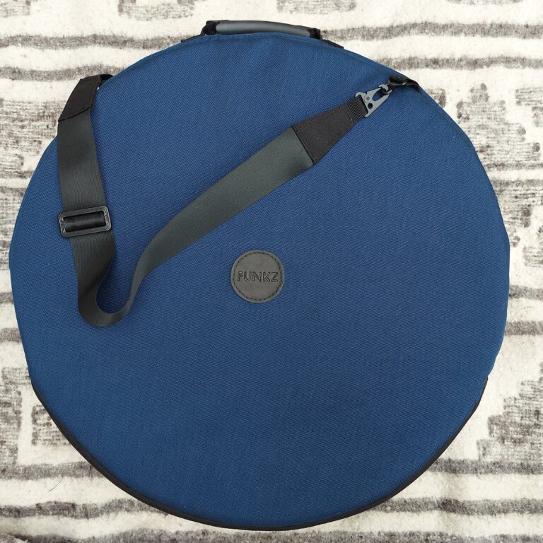 funkz blue cordura frame drum bag